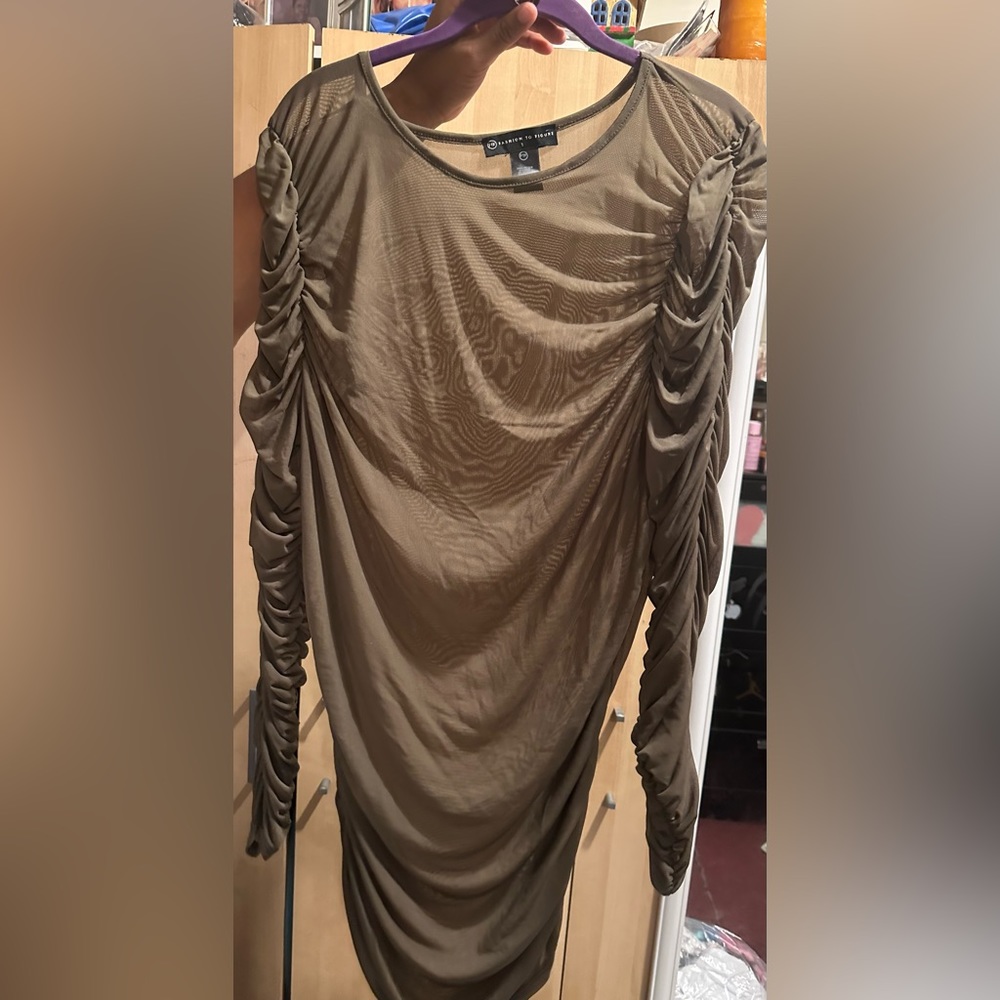 Fashion To Figure Party Sheer Shirt